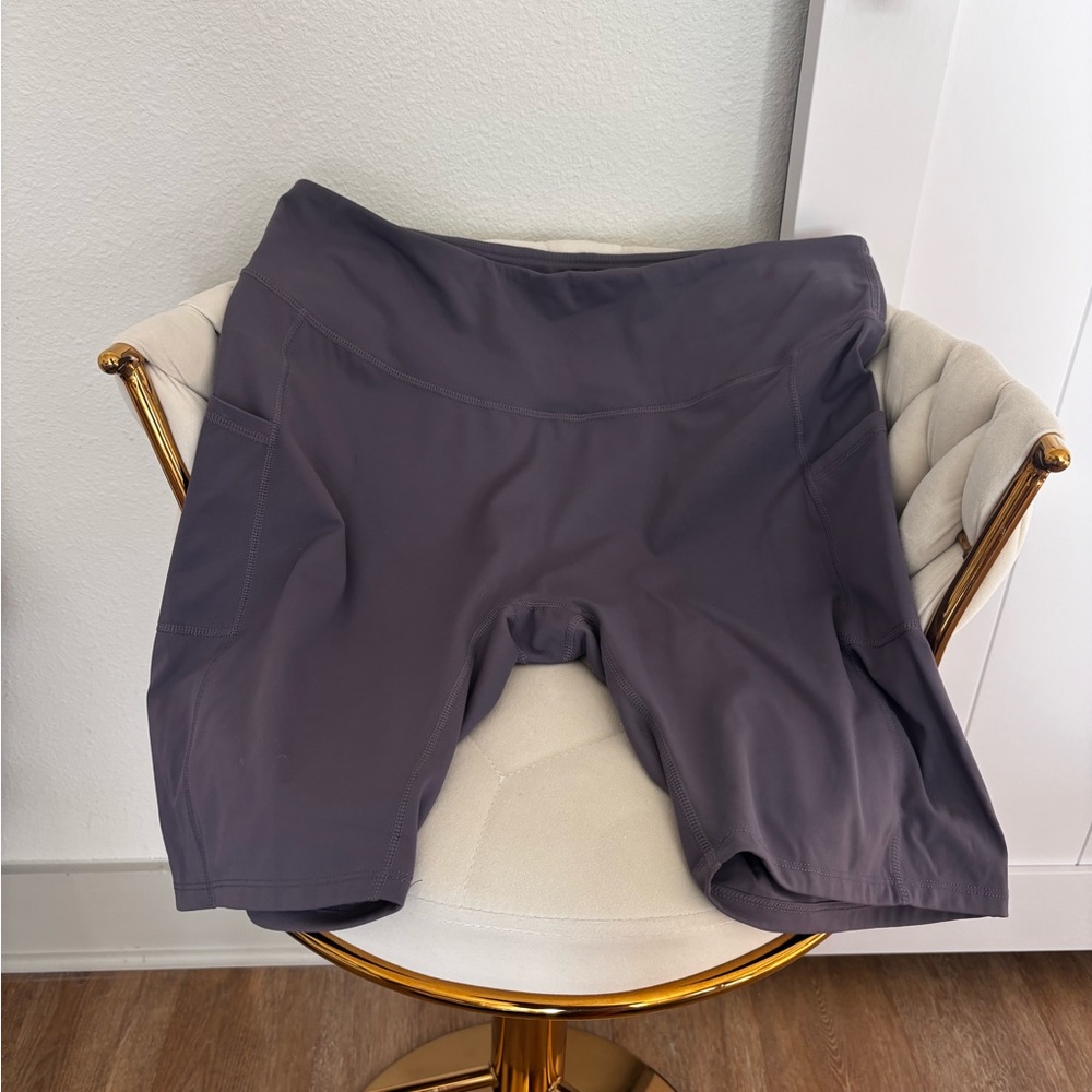 Baleaf Women's Purpleish/Gray Bike Shorts